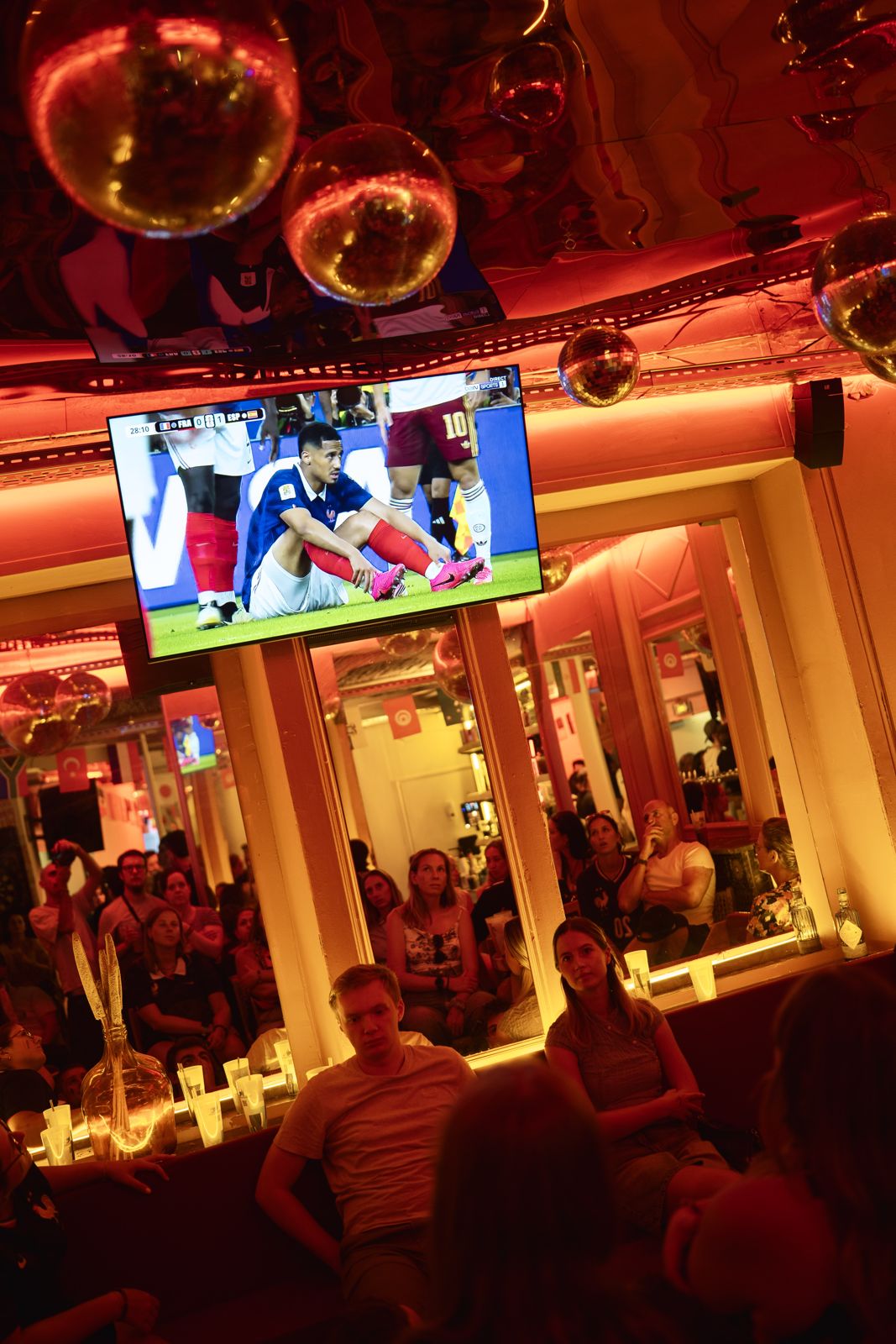Soir de match sur écran au Pimento